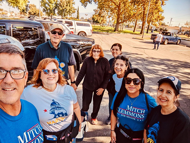 Jessica Martinez with supporters